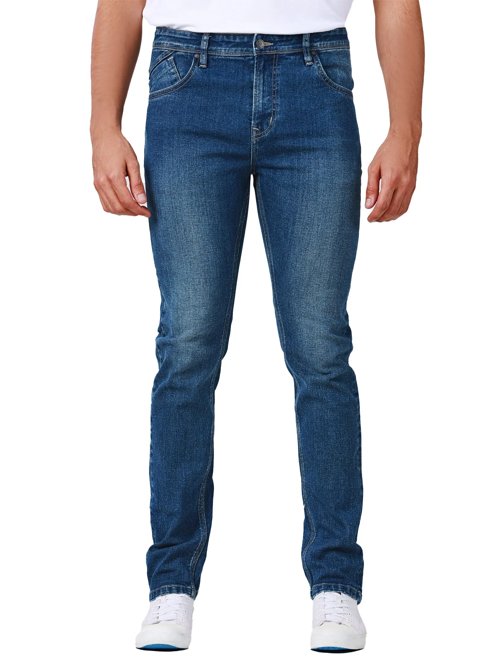 JOHN HENRY Men's Jeans (Skinny Fit) DENIM Mid Indigo