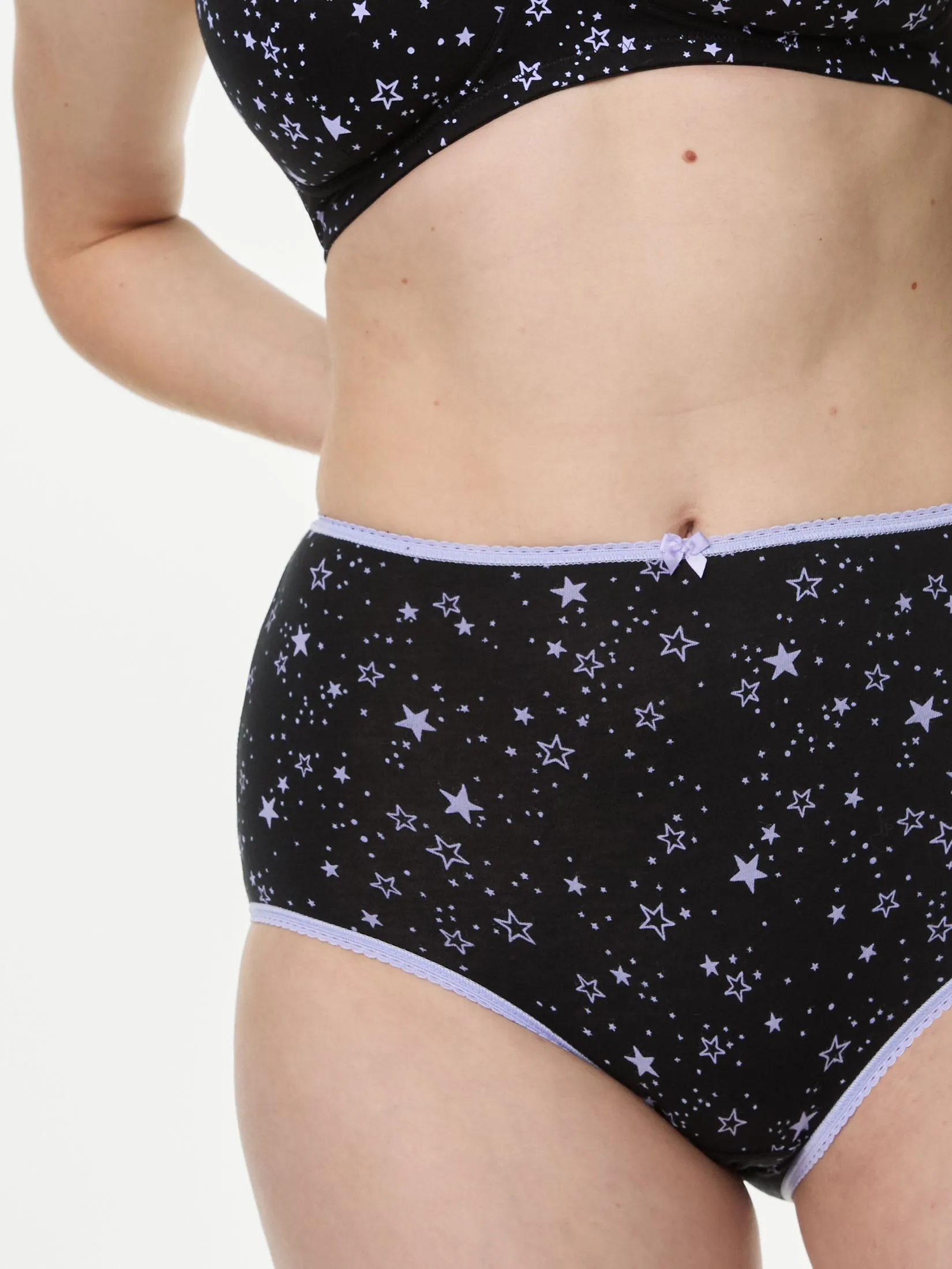 MARKS & SPENCER Women Briefs Cotton Lycra Full 5pk Multi-Color