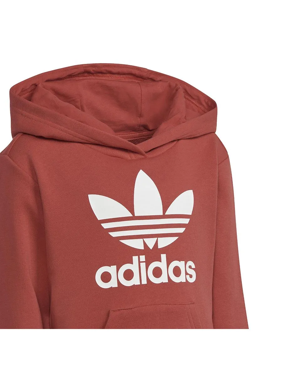 ADIDAS KIDS Girl Hoodie + Leggings Set Adicolor Red