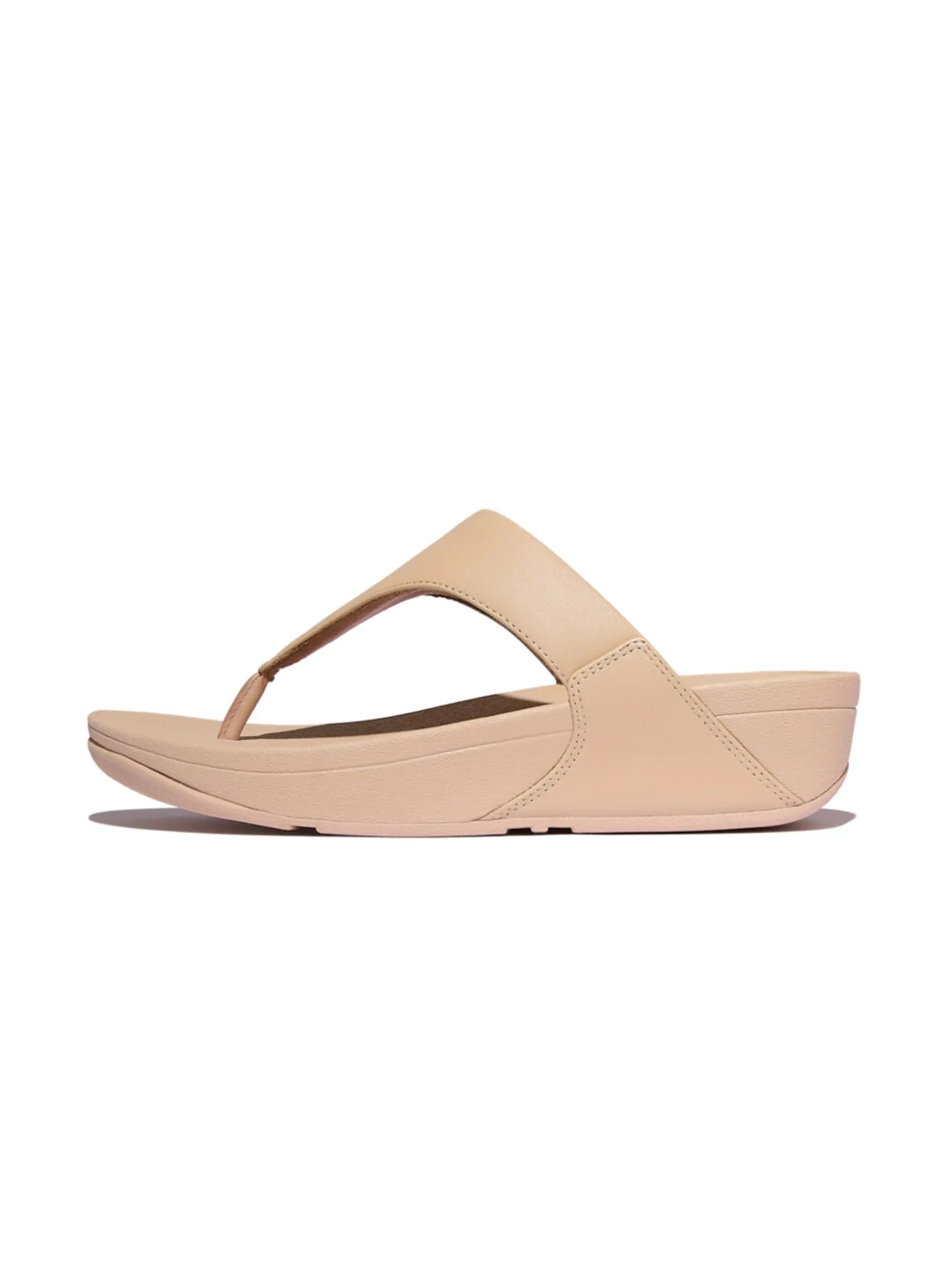 FitFlop™ WOMEN'S LULU LEATHER TOEPOST BEIGE