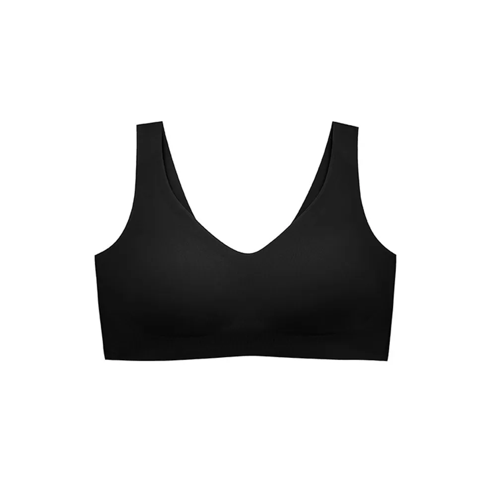 SABINA [3 Pieces] Bra Invisible Wire Seamless Fit Collection Soft Collection SBXK108BK Black