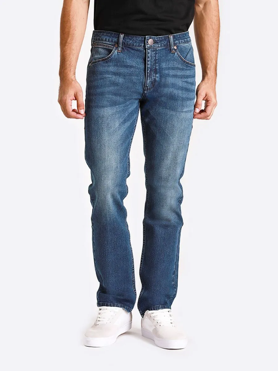 WRANGLER Men's Jeans Mid Greensboro Fit Denim Size - 29 In