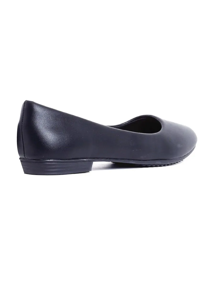 D'ARTE BLACK FLAT SHOES D55-19218