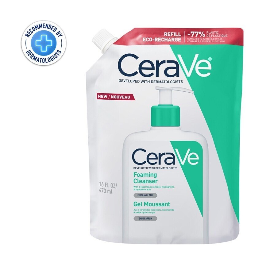 Cerave Foaming Cleanser Refill 473 ml.