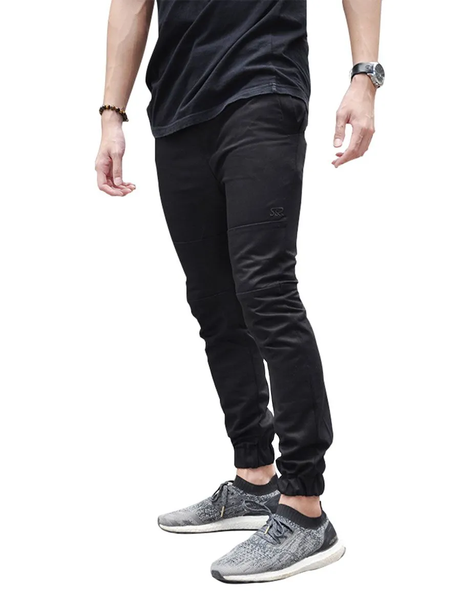SIMPLE&RAW Jason Jogger Pants Sk823-Bk-26 Black