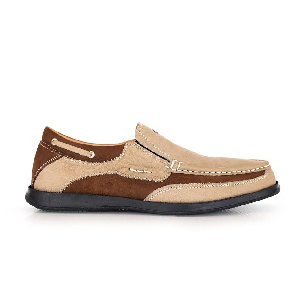 HEAVY Beige leather shoes PC3955