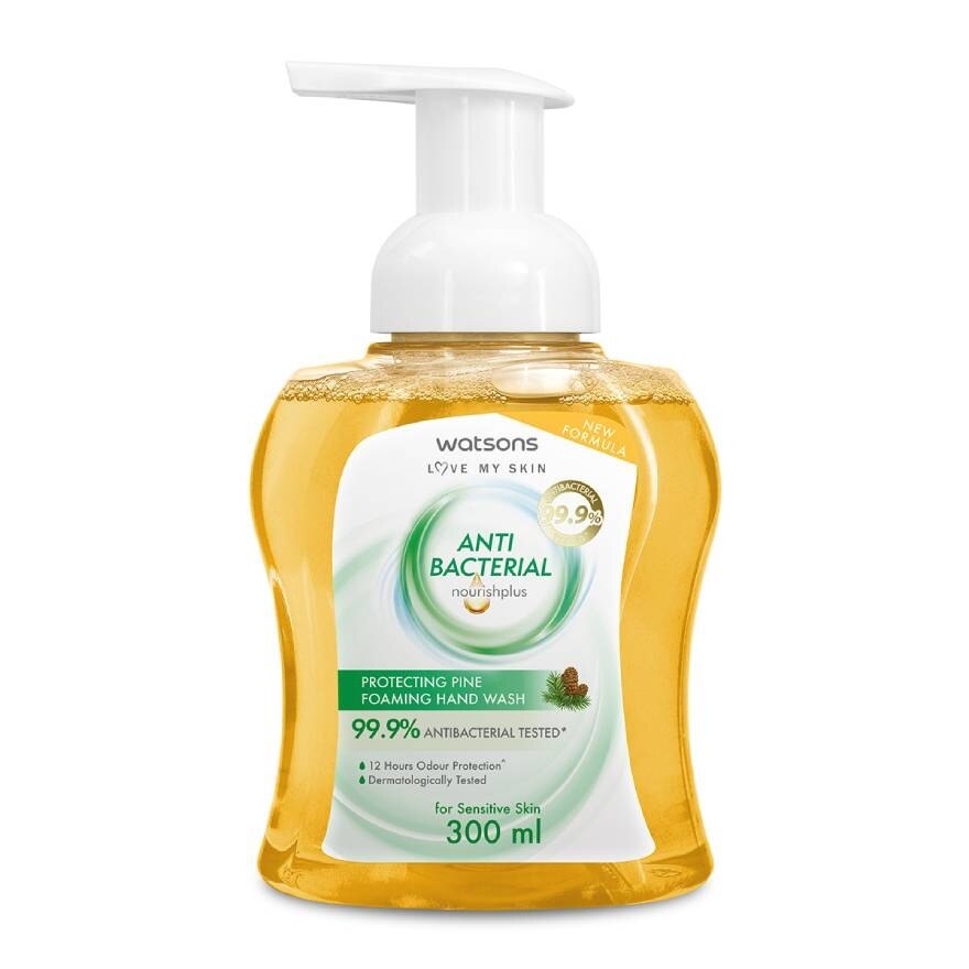 Watsons Antibacterial Protecting Pine Hand Wash 300ml.