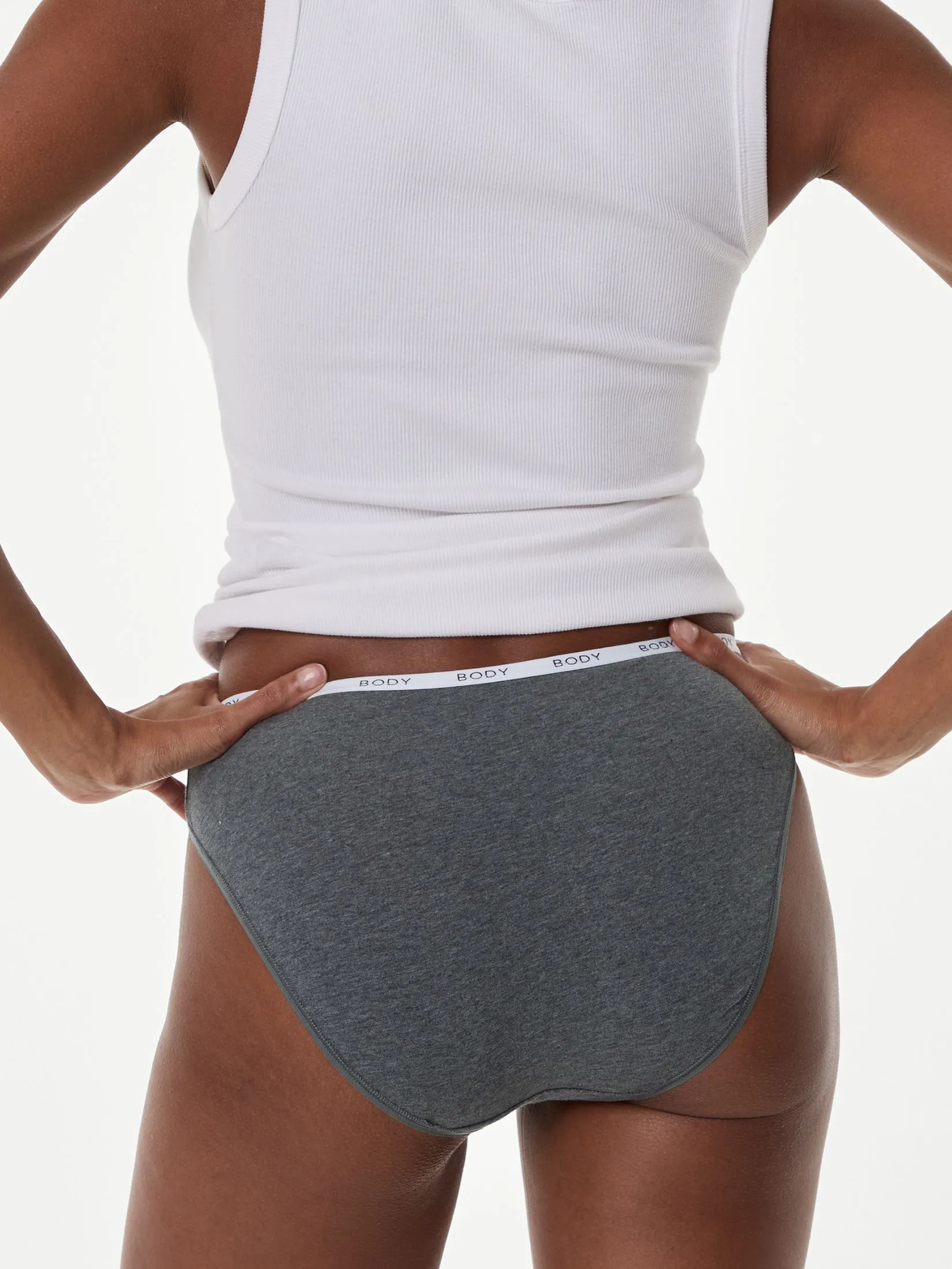 MARKS & SPENCER Women Briefs High Leg Knickers Cotton Rich 4pk Multi-Color