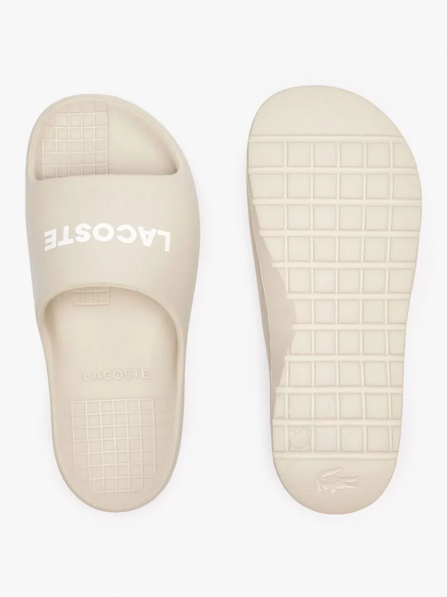 LACOSTE White Men’s Branded Serve Slide 2.0