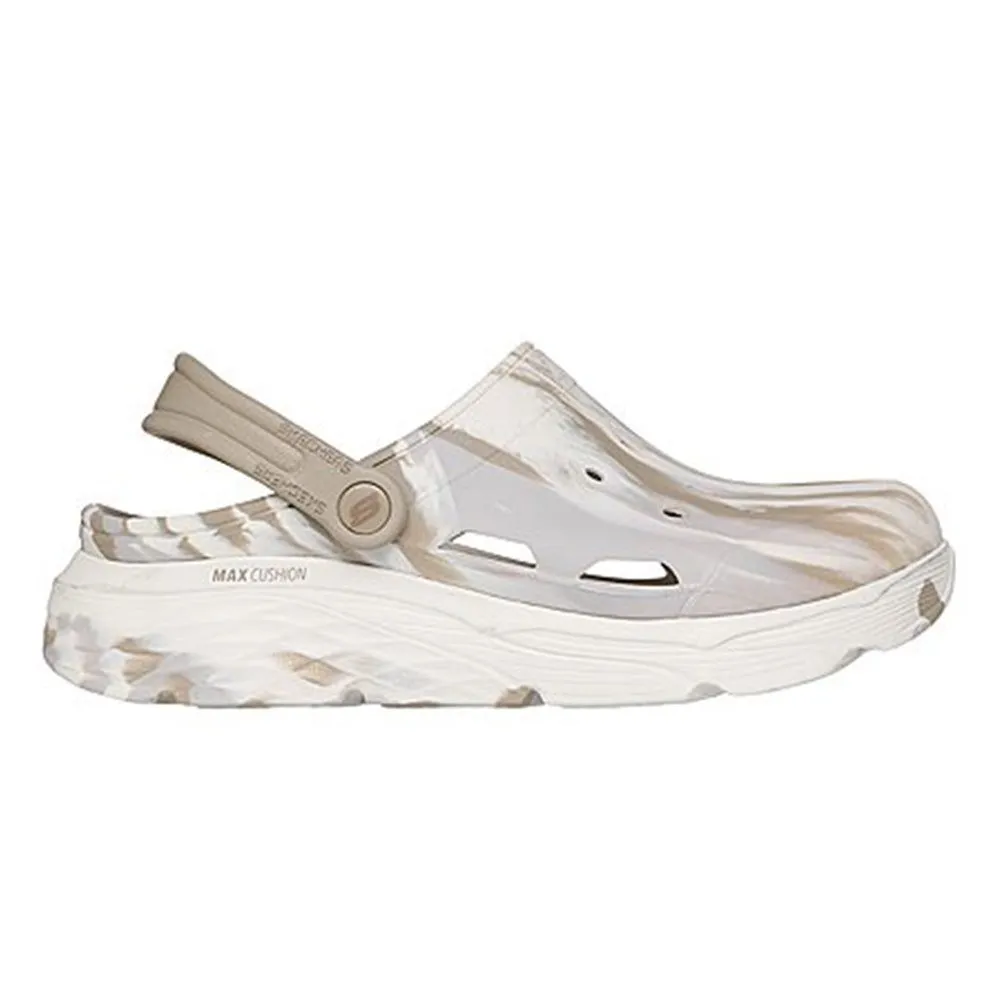 SKECHERS Men Sandals Foamies Max Cushioning Foamies - Rugged Cream - SK108SH373EKTH