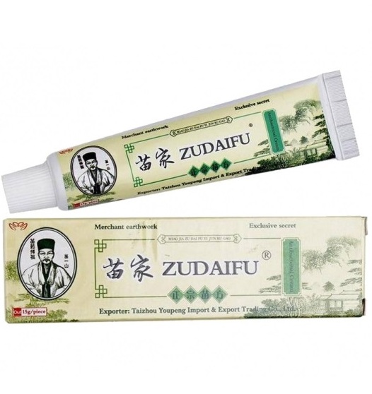 Крем от псориаза, экземы и дерматита Зудайфу (Zudaifu) 15 гр