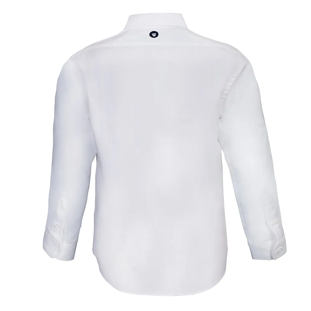 BROWNE & CO. White Long Sleeves Shirt