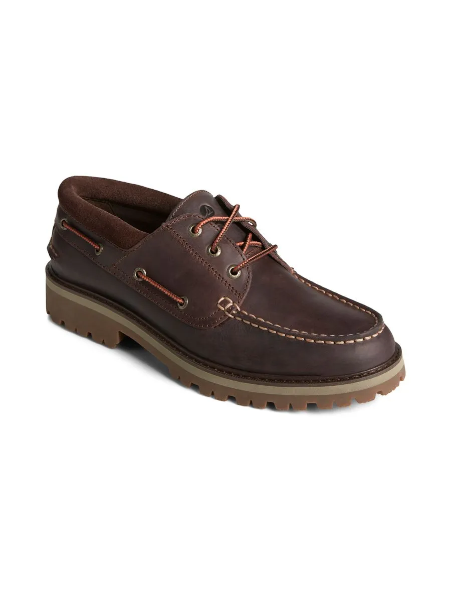 SPERRY MEN BROWN A/O LUG 3-EYE