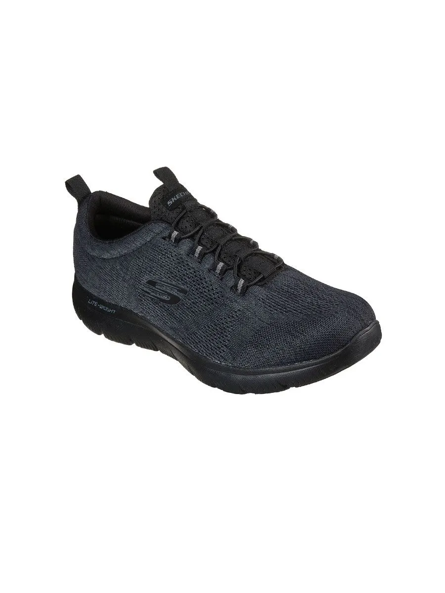 SKECHERS BLACK SKECHERS Summits Men's Casual Shoes