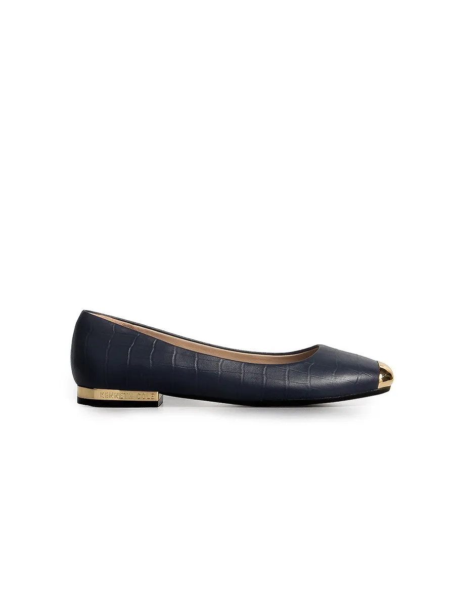 KENNETH COLE WOMEN FLATS ASTAIRE FLATS  X ANNE THONGPRASOM / INDIGO CROC