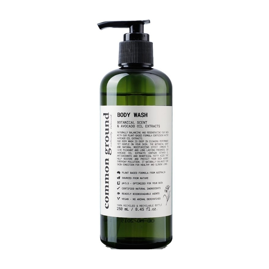 Common Ground Naturally Balanced  Regenerated Body Wash 250 ml.