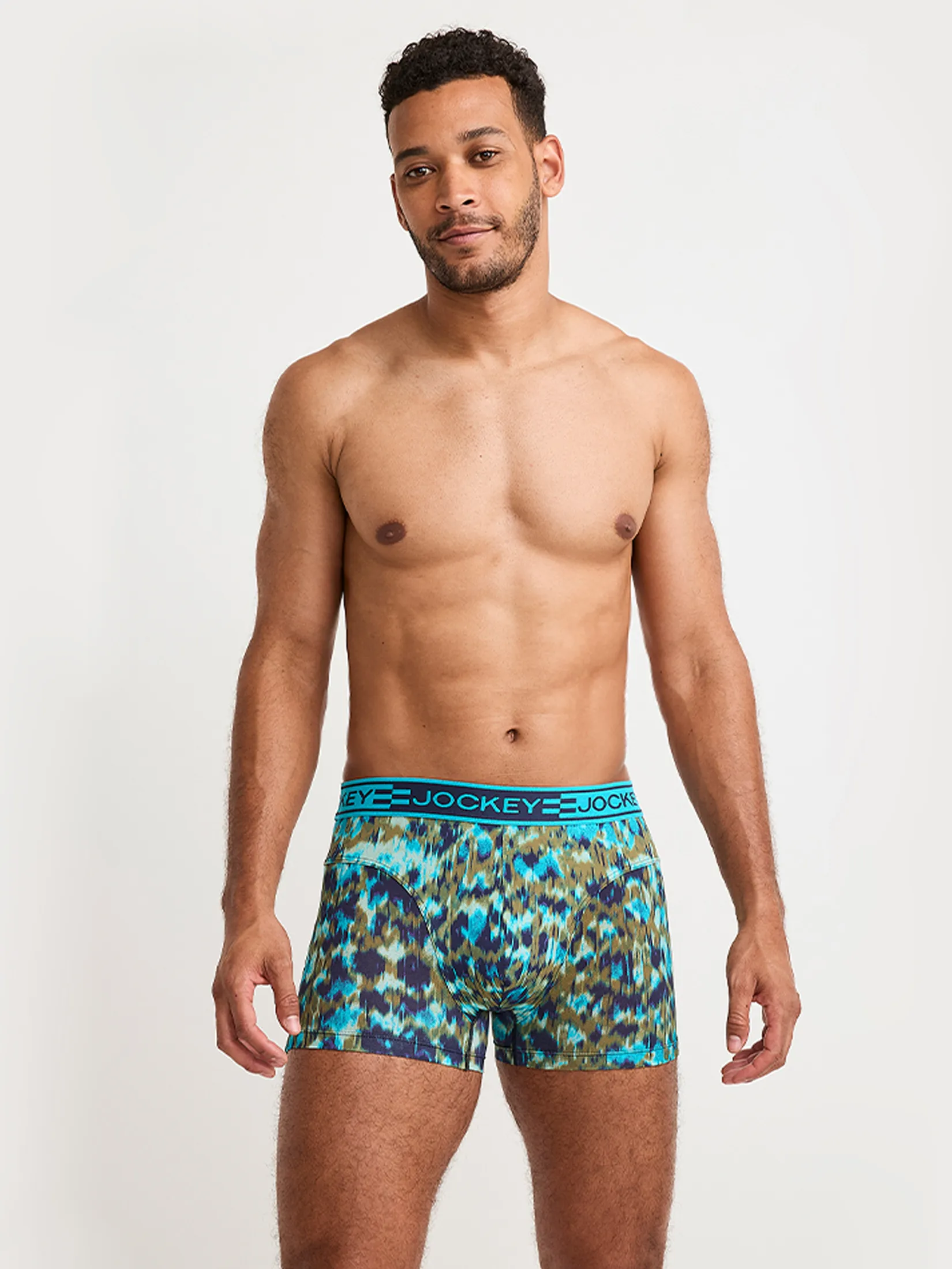 JOCKEY UNDERWEAR Men s SPORT MICROFIBER ACTIVE TRUNKS ROYAL BLUE