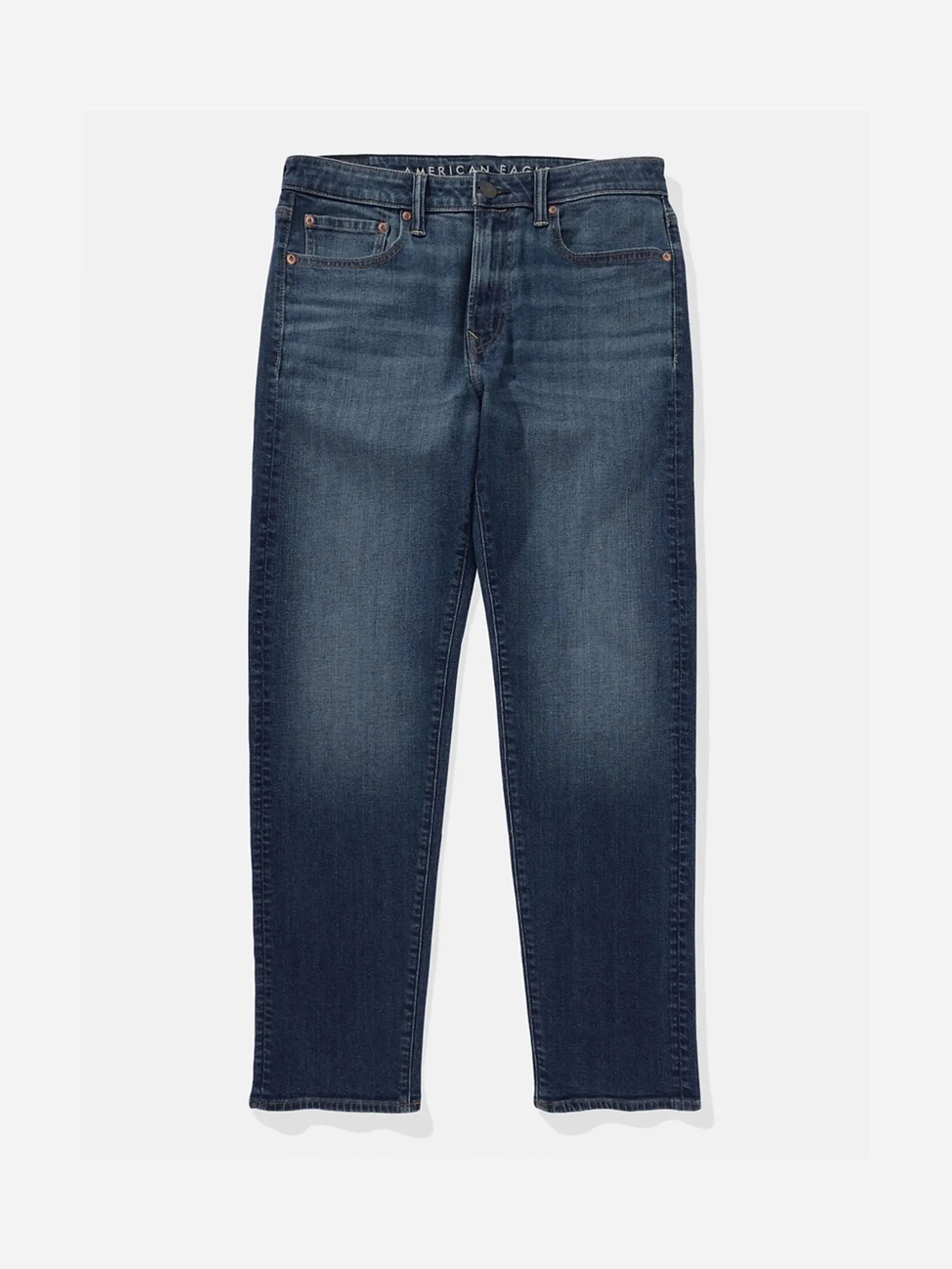 AMERICAN EAGLE MEN INTL EXCLUSIVE VPP DARK CLEAN ORIGINAL STRAIGHT 334 DEEP INDIGO