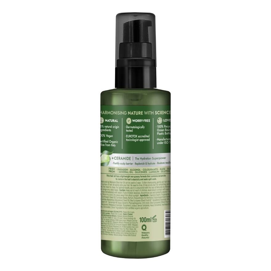 Naturals By Watsons Olive Deep Moisturising Hair Oil 100ml