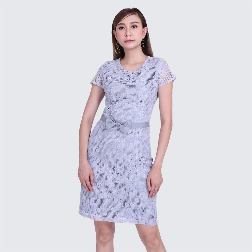 AMILA Blue Dress AM-D996 IGPU22-3