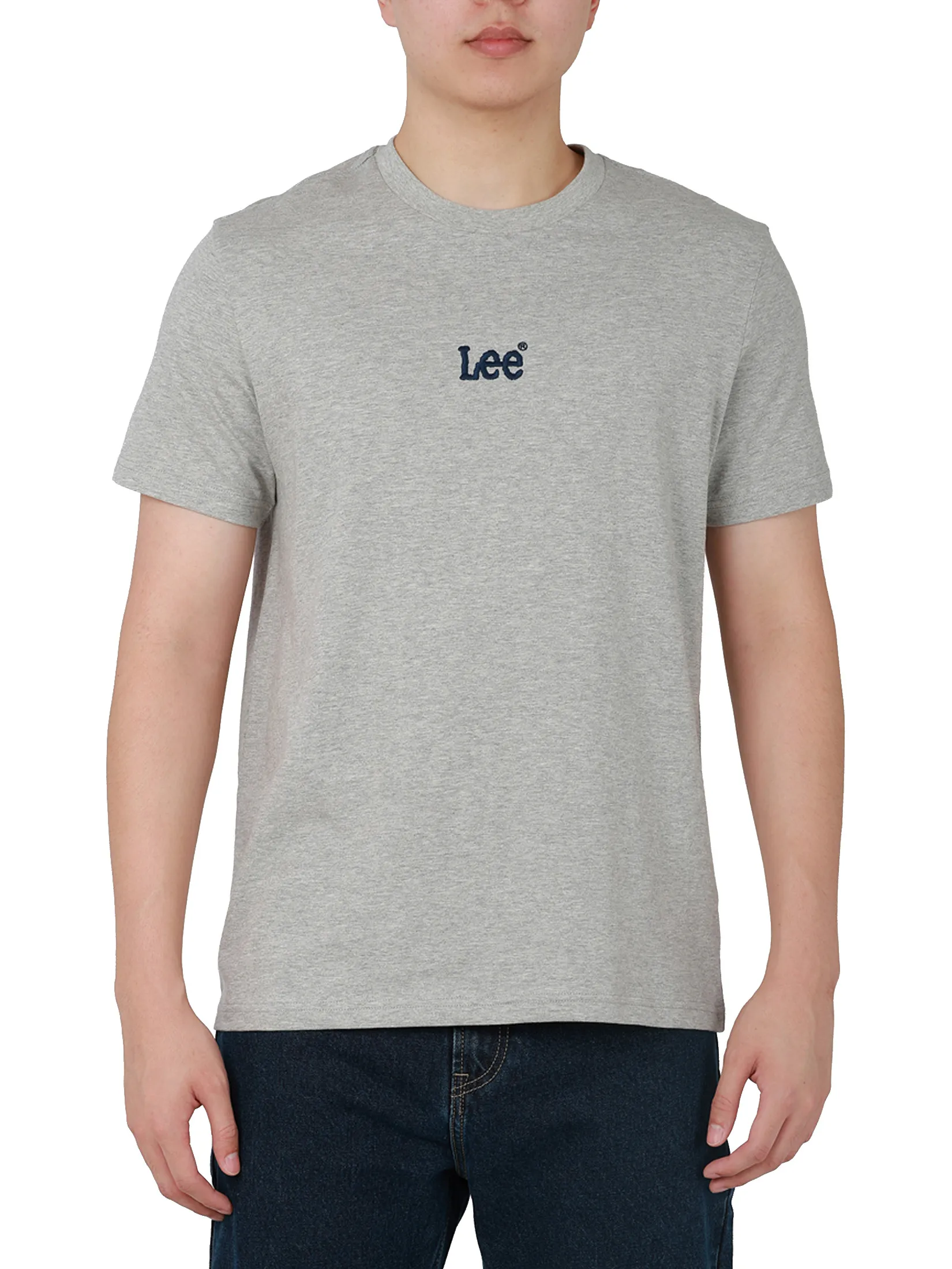 LEE Men s Tee Short Sleeve Regular Fit Grey