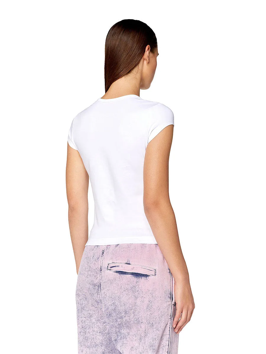 DIESEL Women T-Shirt T-ANGIE T-SHIRT White