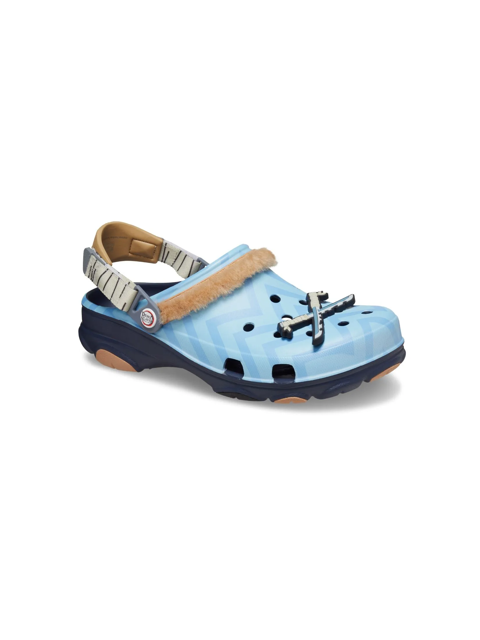 CROCS UNISEX DEMON SLAYER INOSUKE ALL TERRAIN CLOG - NAVY