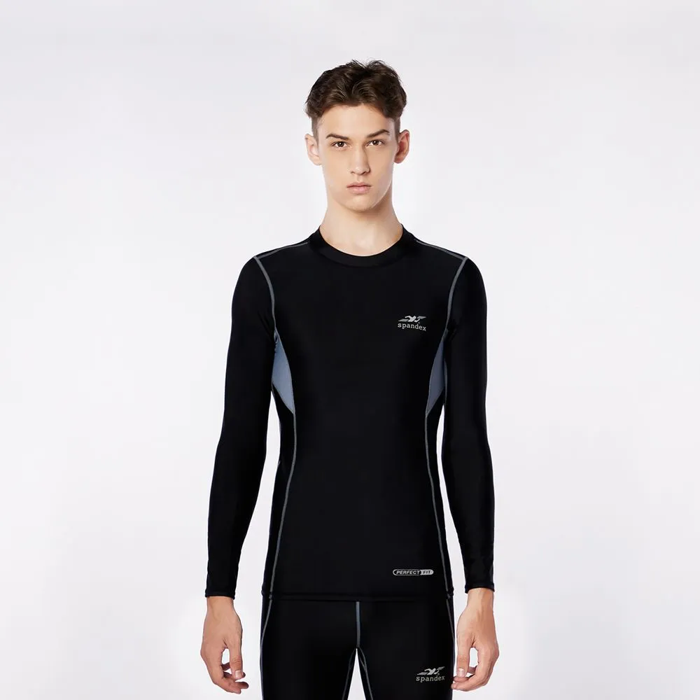 SPANDEX Black/Black-NS001-Compression top