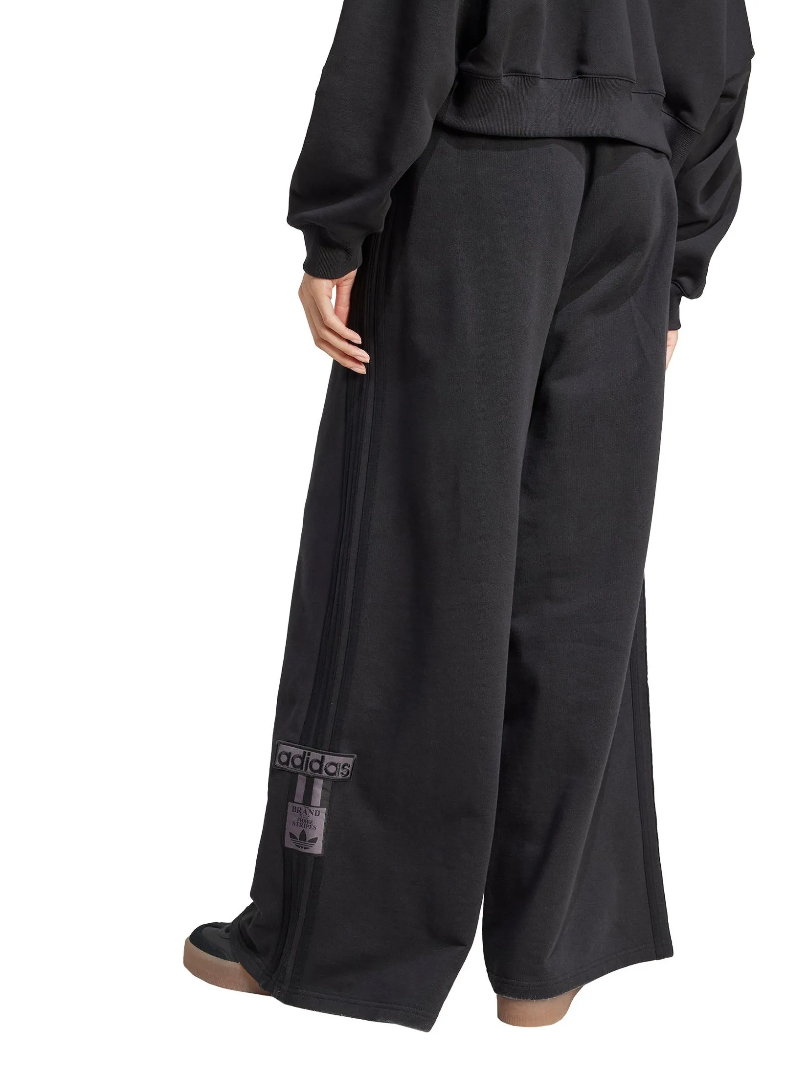 ADIDAS Women Joggers Adibreak Adicolor Wide Sweat JW7618 Black