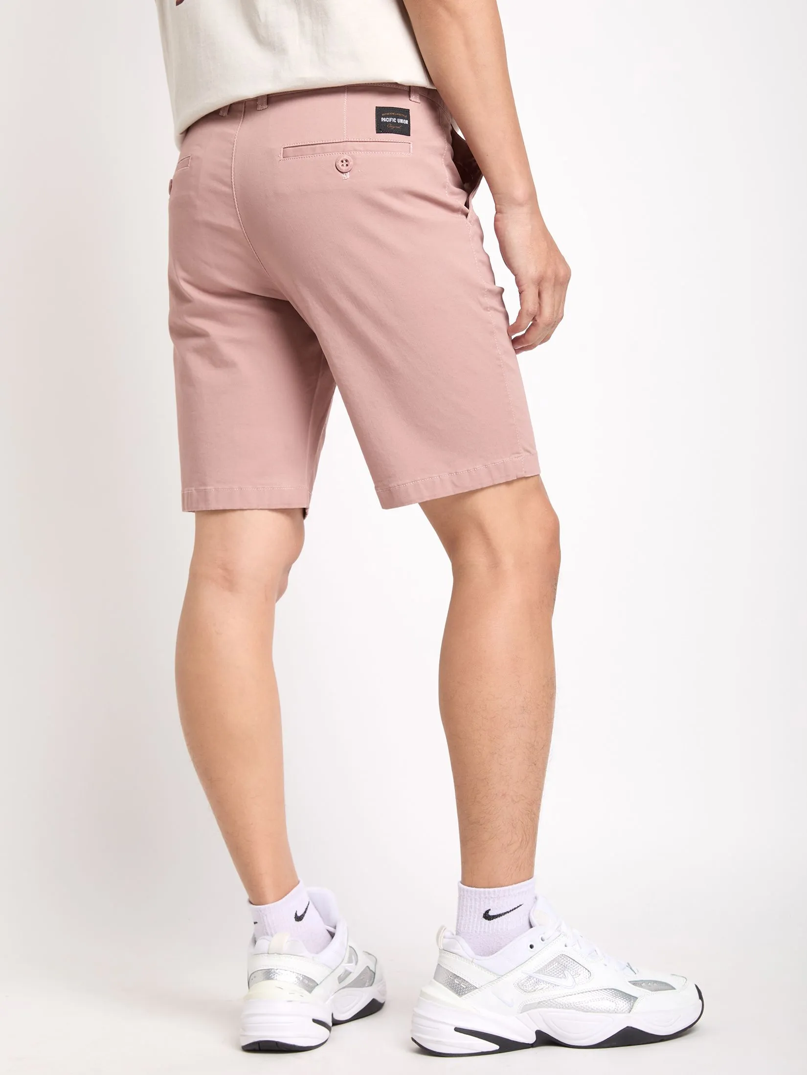 PACIFIC UNION Men Chino Shorts Basic Regular Fit