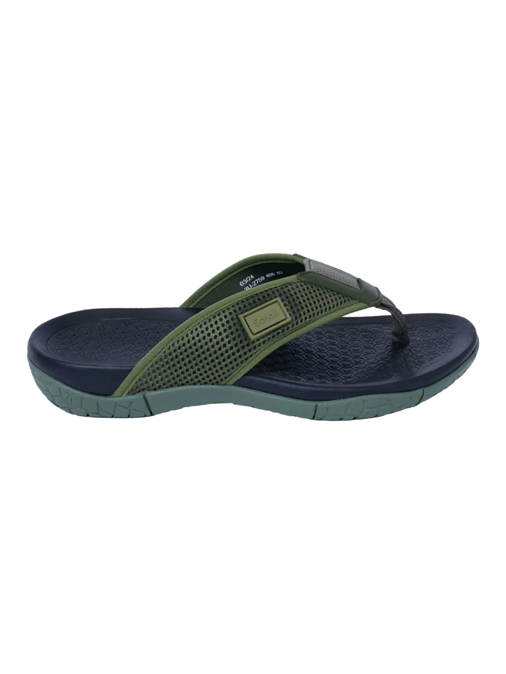 SCHOLL Bronte Unisex Flip flops - Olive