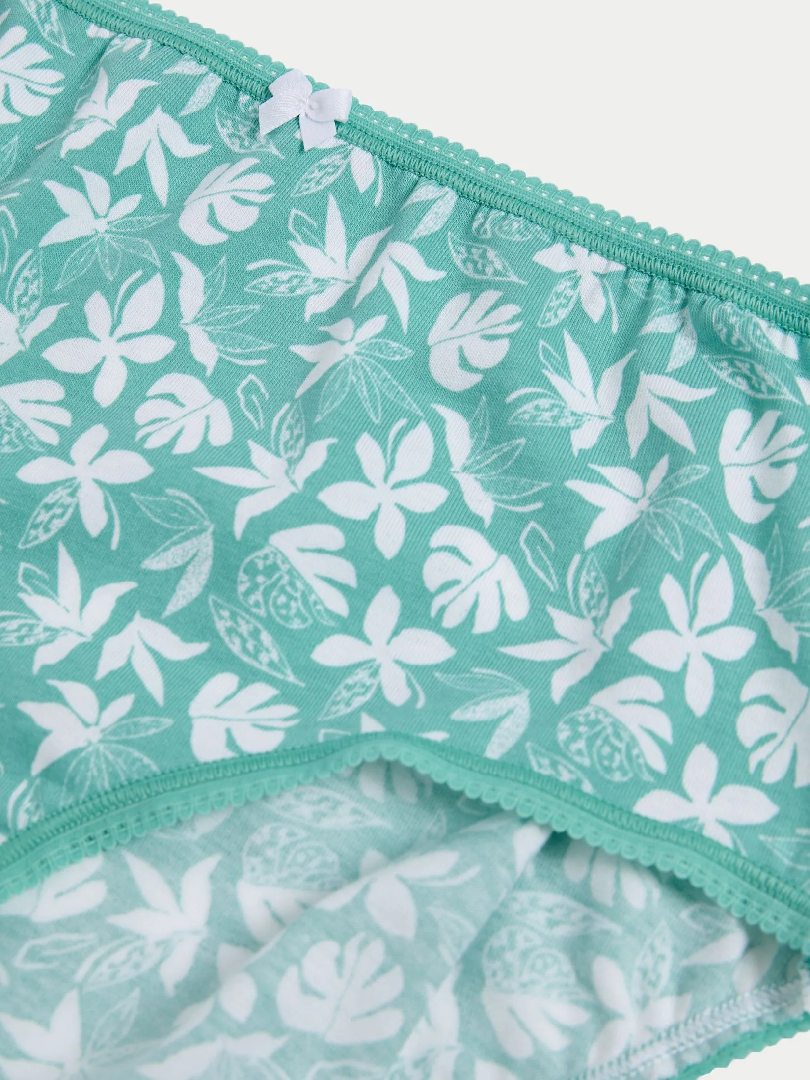 MARKS & SPENCER Women High Rise Shorts Cotton Lycra 5 Pk Multi-Color