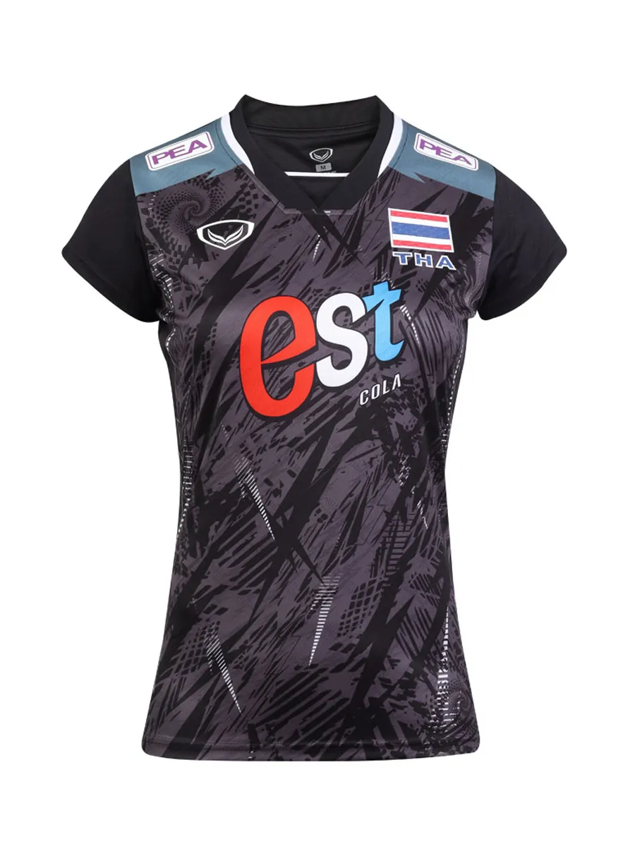 GRAND SPORT Black Women Volleyball Jersey 2023 (014342) Size - 2XL