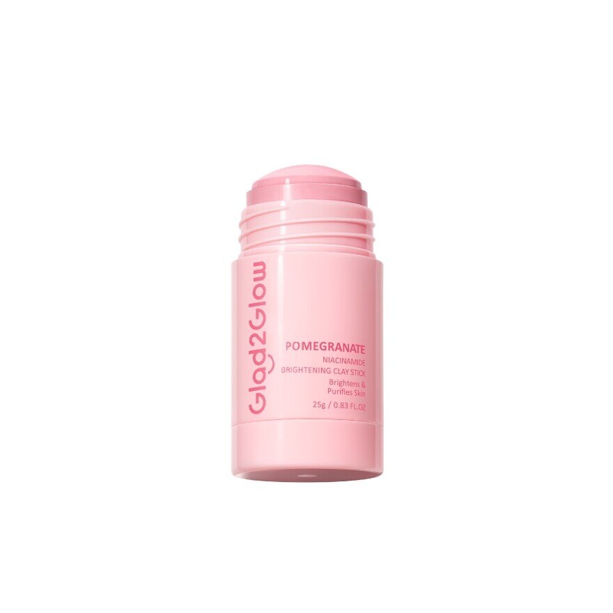 Glad2Glow Clay Stick Pomegranate Niacinamide Brightening 25 G.