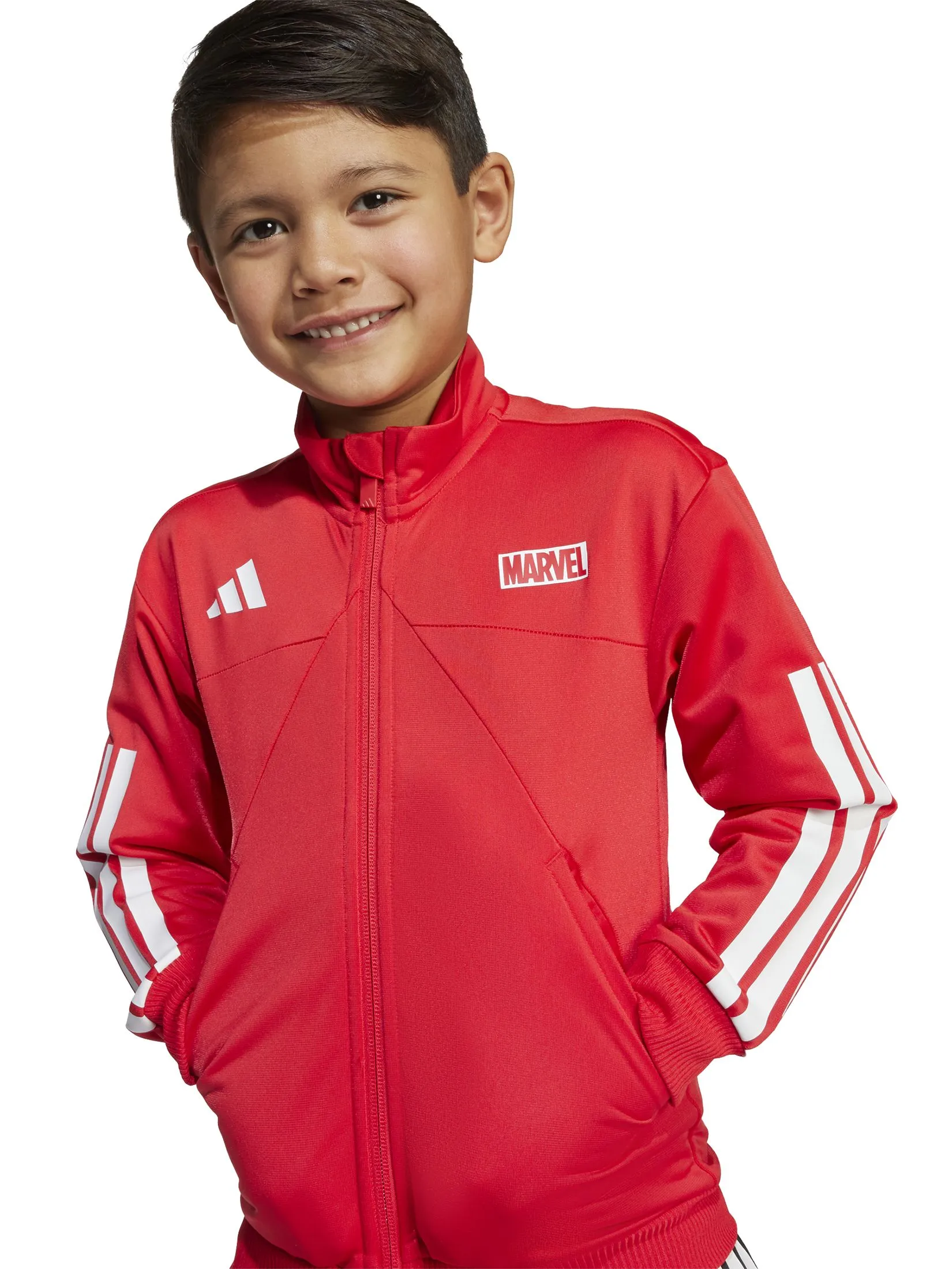 ADIDAS KIDS Unisex Toddler Tracksuit Marvel Spider-Man Red