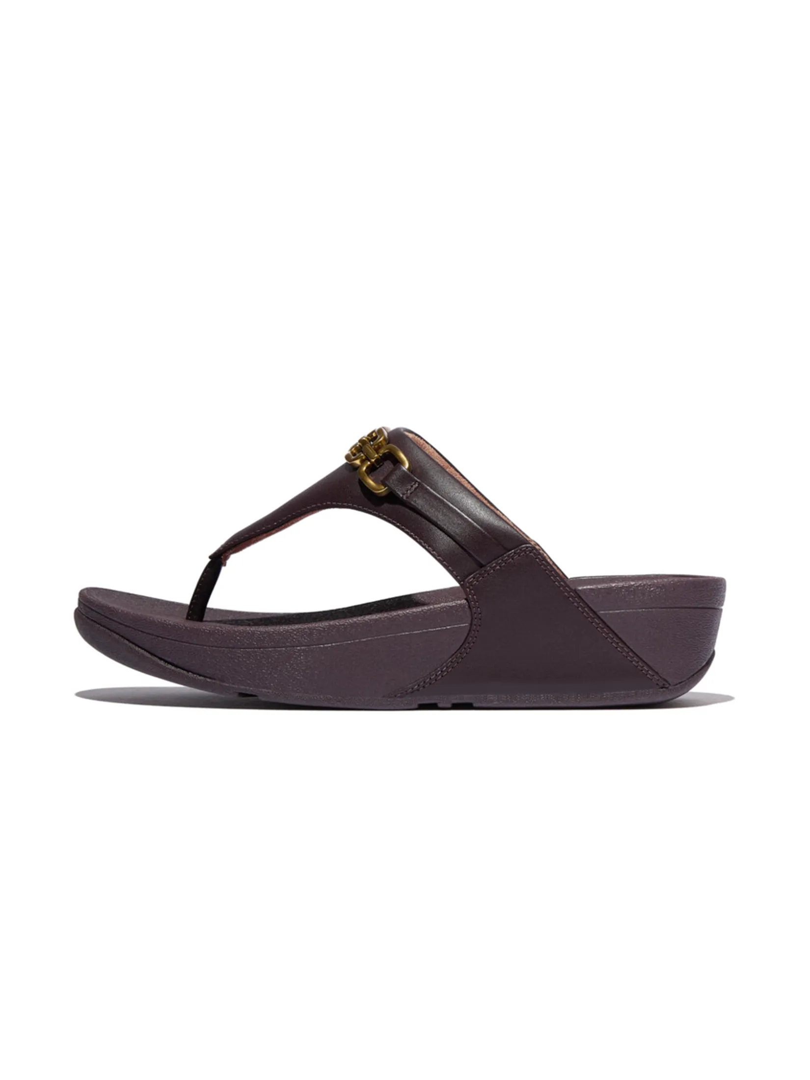 FitFlop™ WOMEN S LULU SQUARE-CHAIN TOE-POST PURPLE