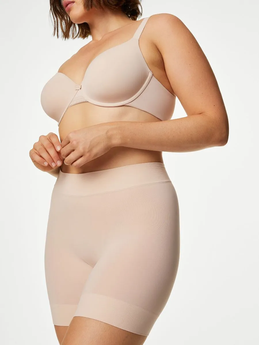 MARKS & SPENCER Women Shorts Anti-Chafe 2pk Almond