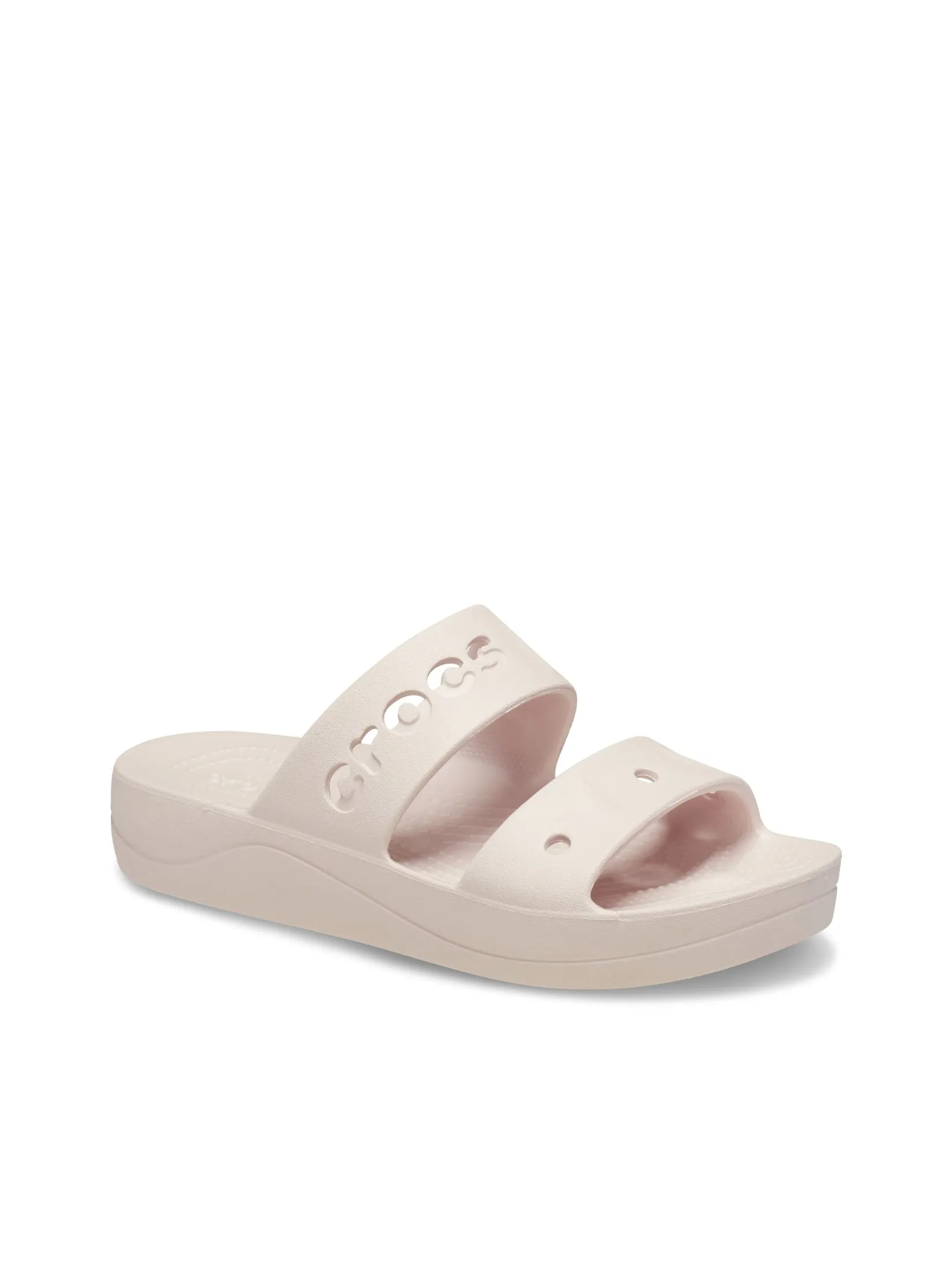 CROCS WOMEN'S BAYA PLATFORM SANDAL - BARELY PINK