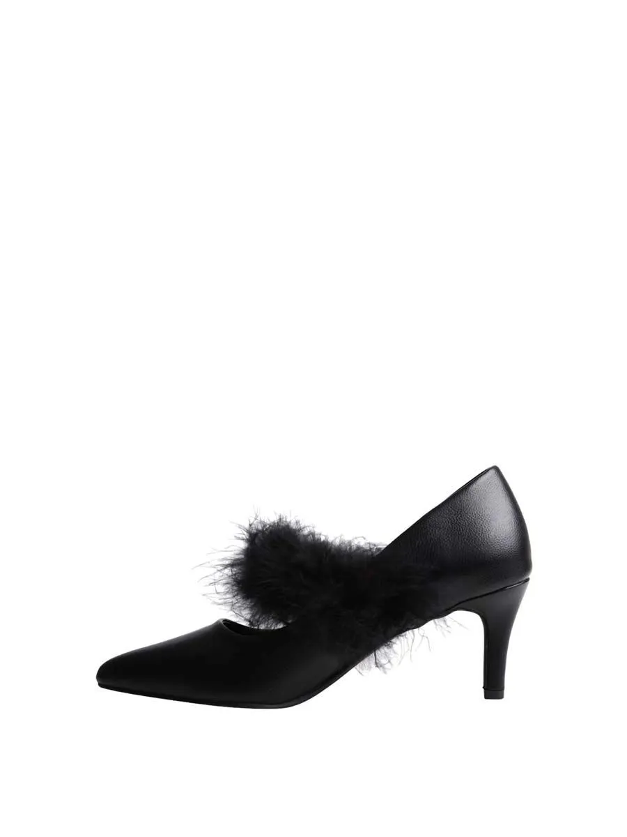 VILLAINS SF BETSEY-FTH Pump BLACK