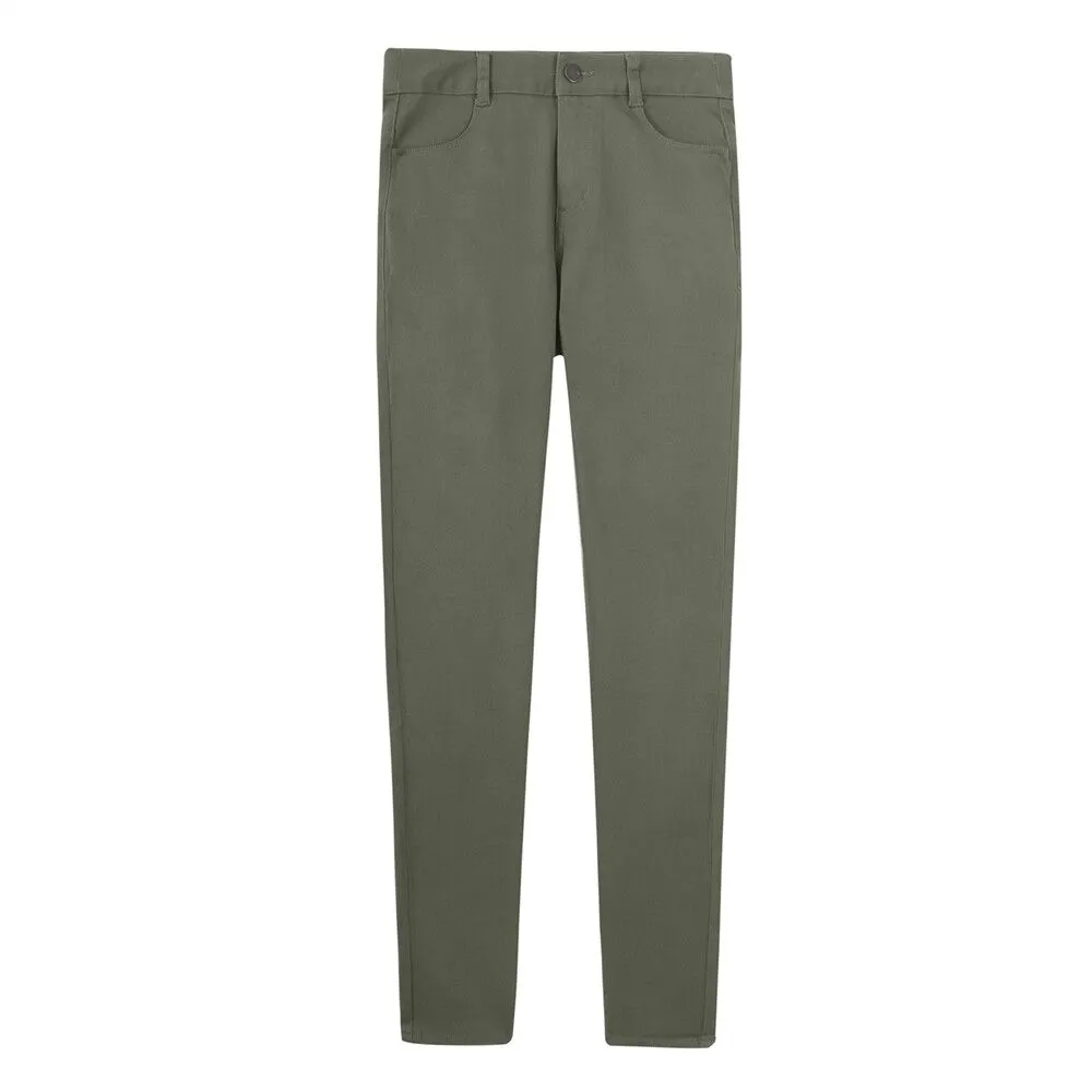 GIORDANO Green Women's Super Stretch High Waist Slim Tapered Pants