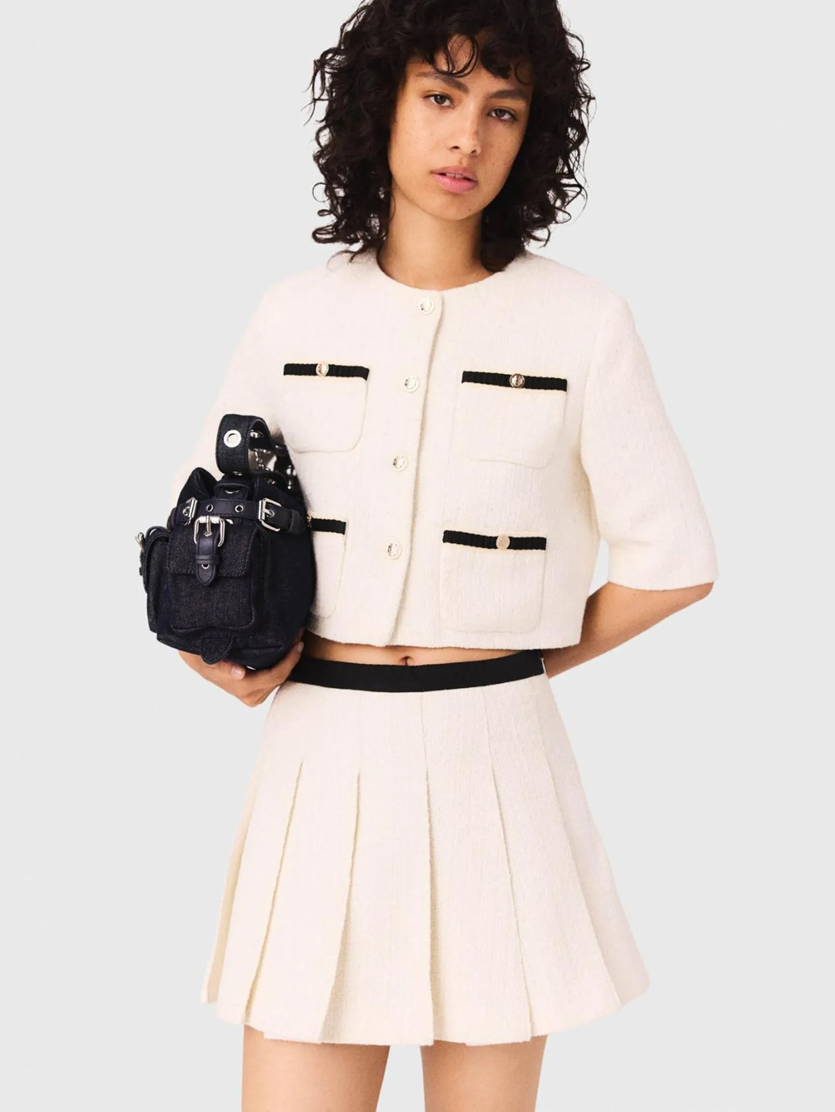 MAJE Women Skort Tweed