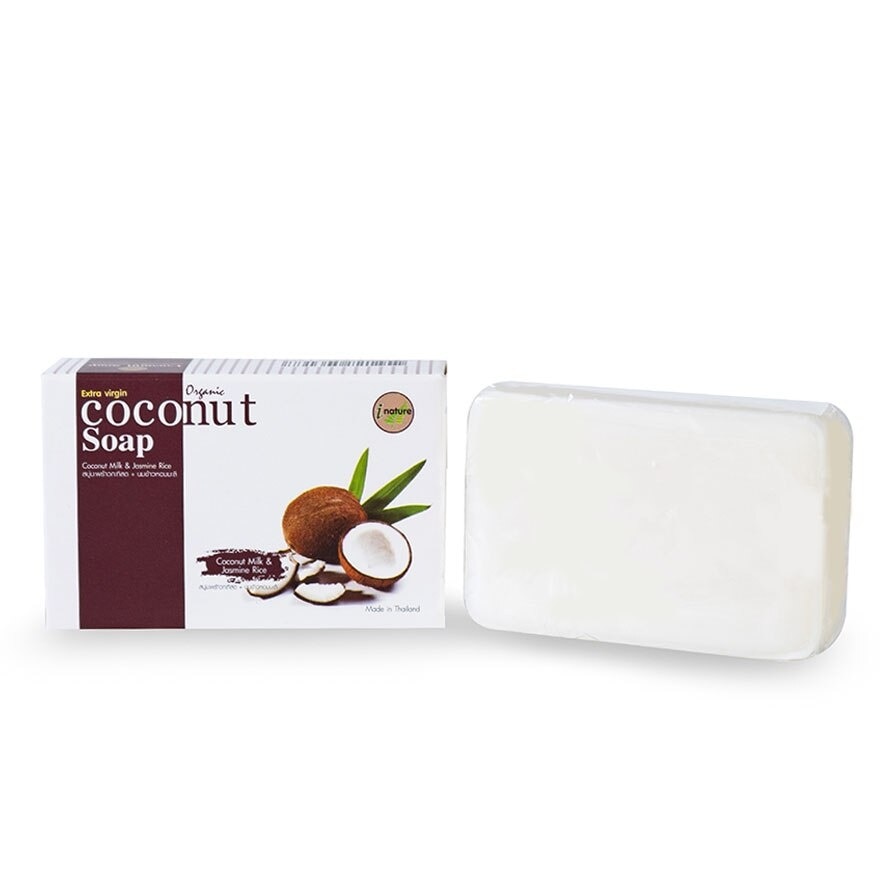 i-nature Coconut  Soap        ( 100 g.)
