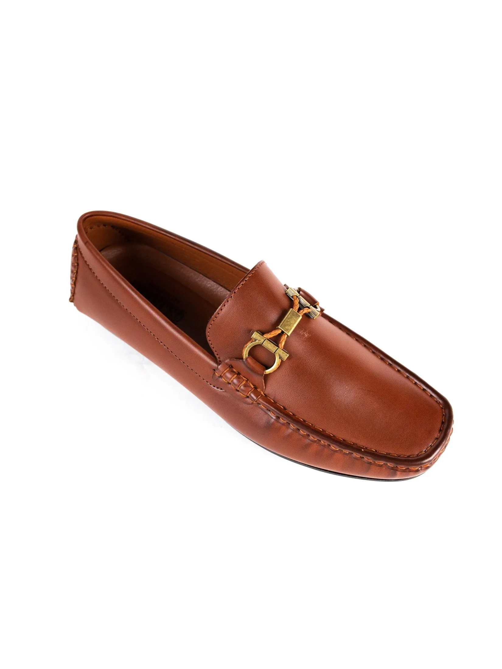 CHARLED Men's PU Loafer RC Brown