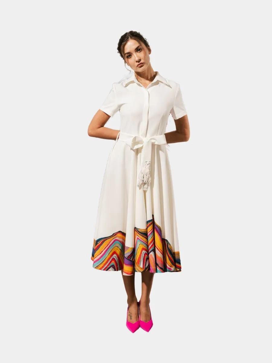 AMASS ME Women Rainbow Ascent Gown Rainbow Size - XL