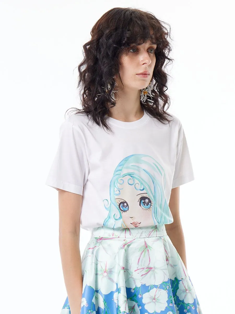 ICONIC WOMEN WHITE DANIELLE T-SHIRT