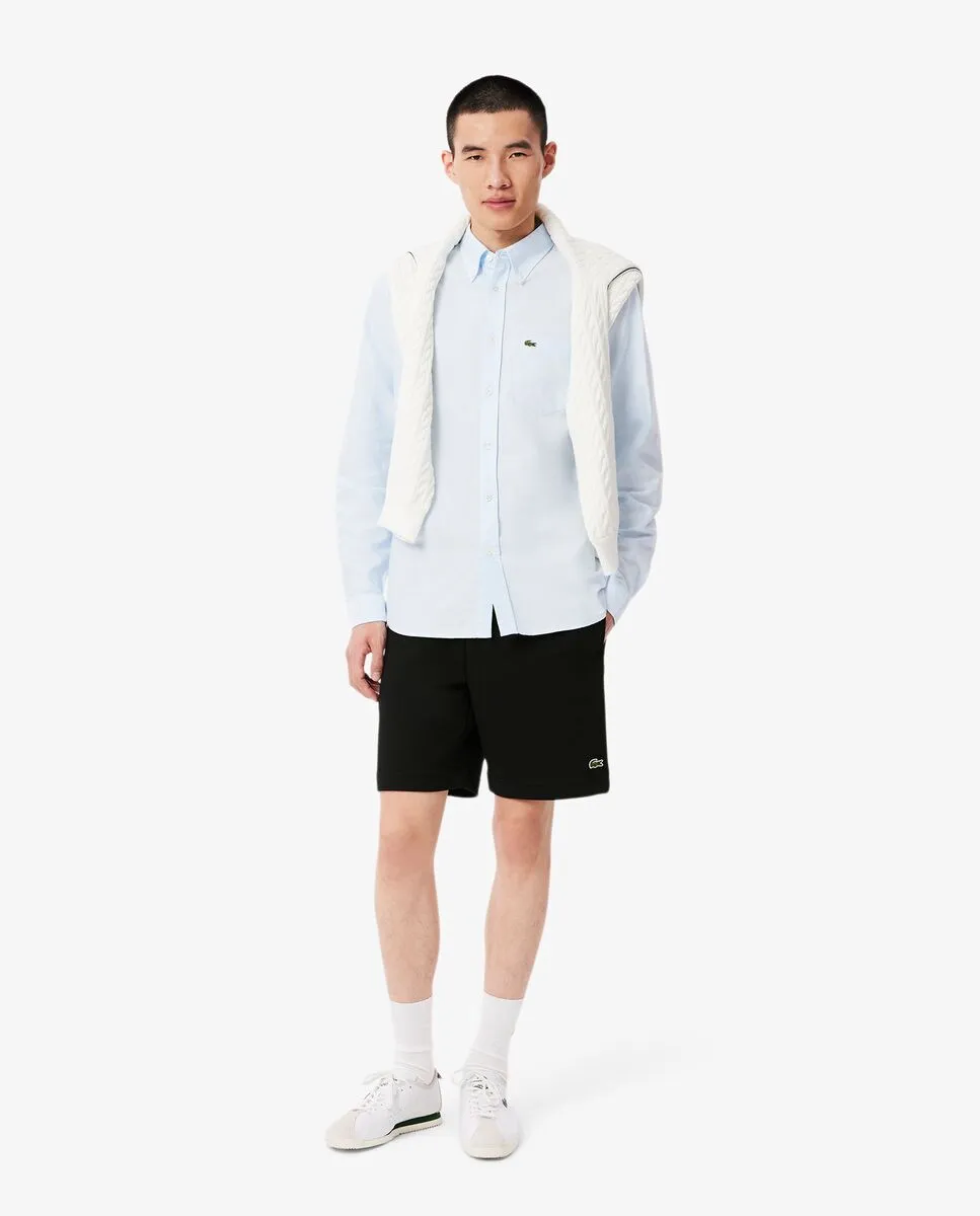 LACOSTE Regular Fit Fleece Shorts Black
