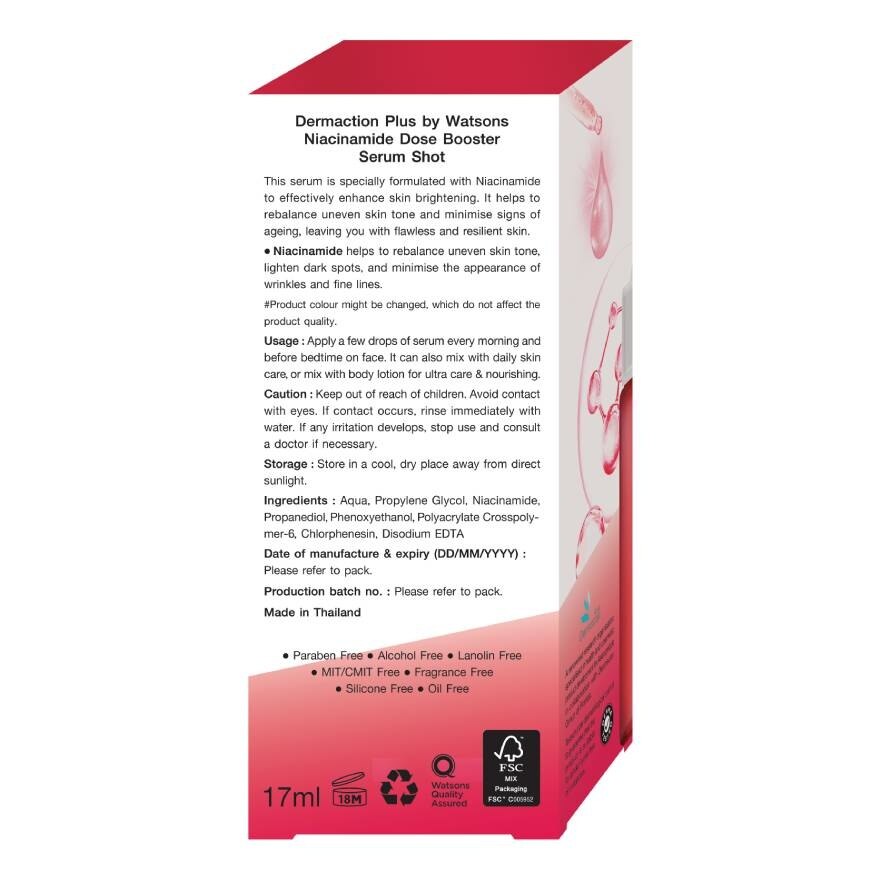 Niacinamide Dose Booster Serum Shot  17 ml.