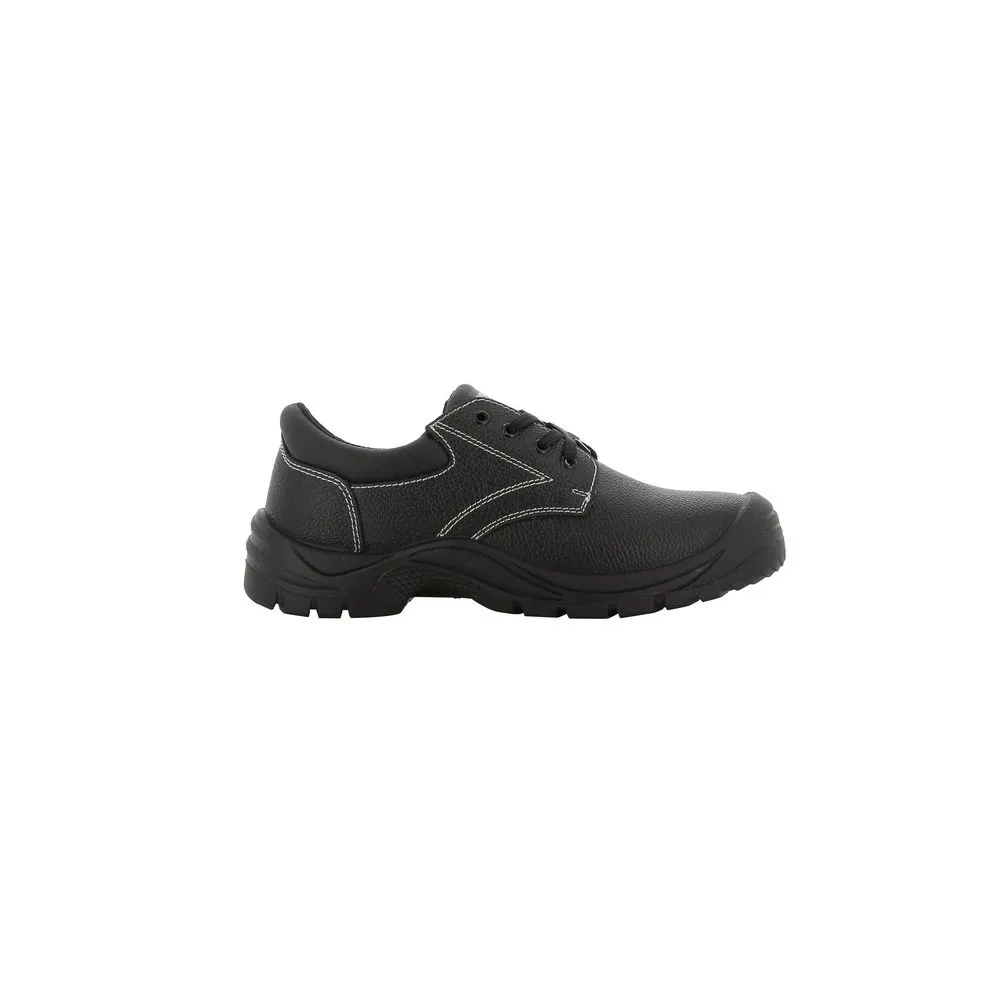 SAFETY JOGGER Black Leather Safety Shoes SAFETYRUN