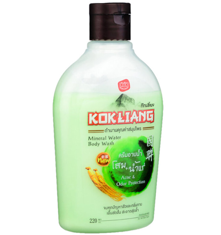 Гель - скатка для душа с минеральной водой и женьшенем Kokliang 220 мл