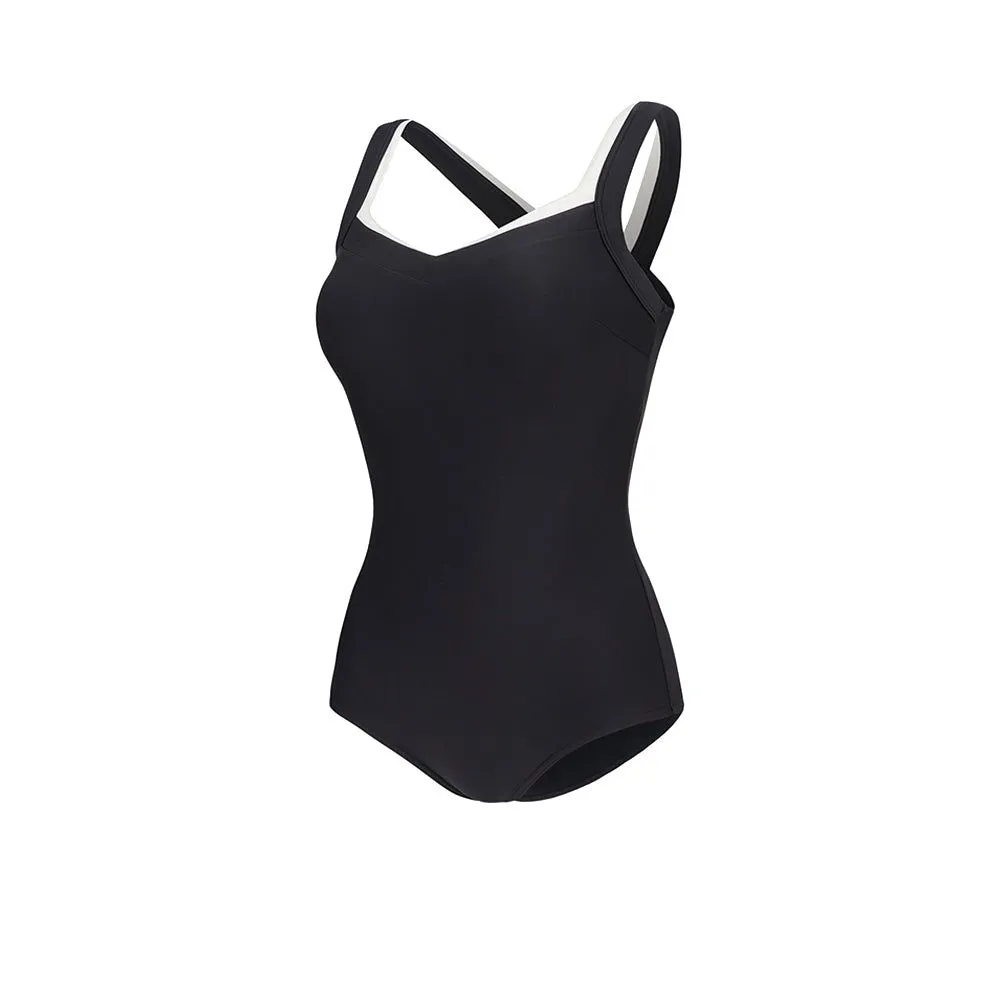 SPEEDO Women Swimsuit Modernist Shaping Double Stripe Black - SP111SP541EJTH